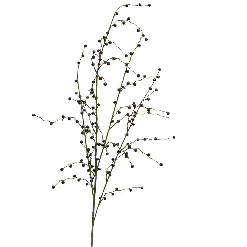 Plum Purple Vinyl Berry and Twig Sprays | 2 Sprays