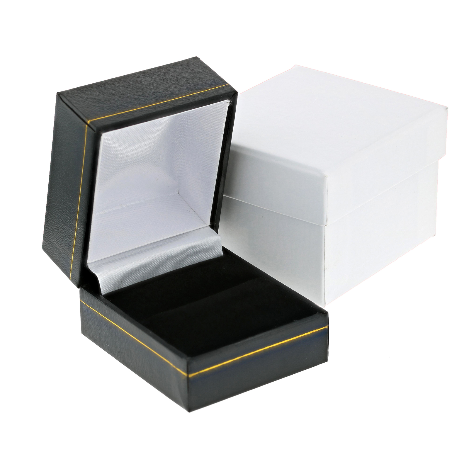 10k or 14k Two-Tone Gold Simulated Sapphire Masonic Mens Ring