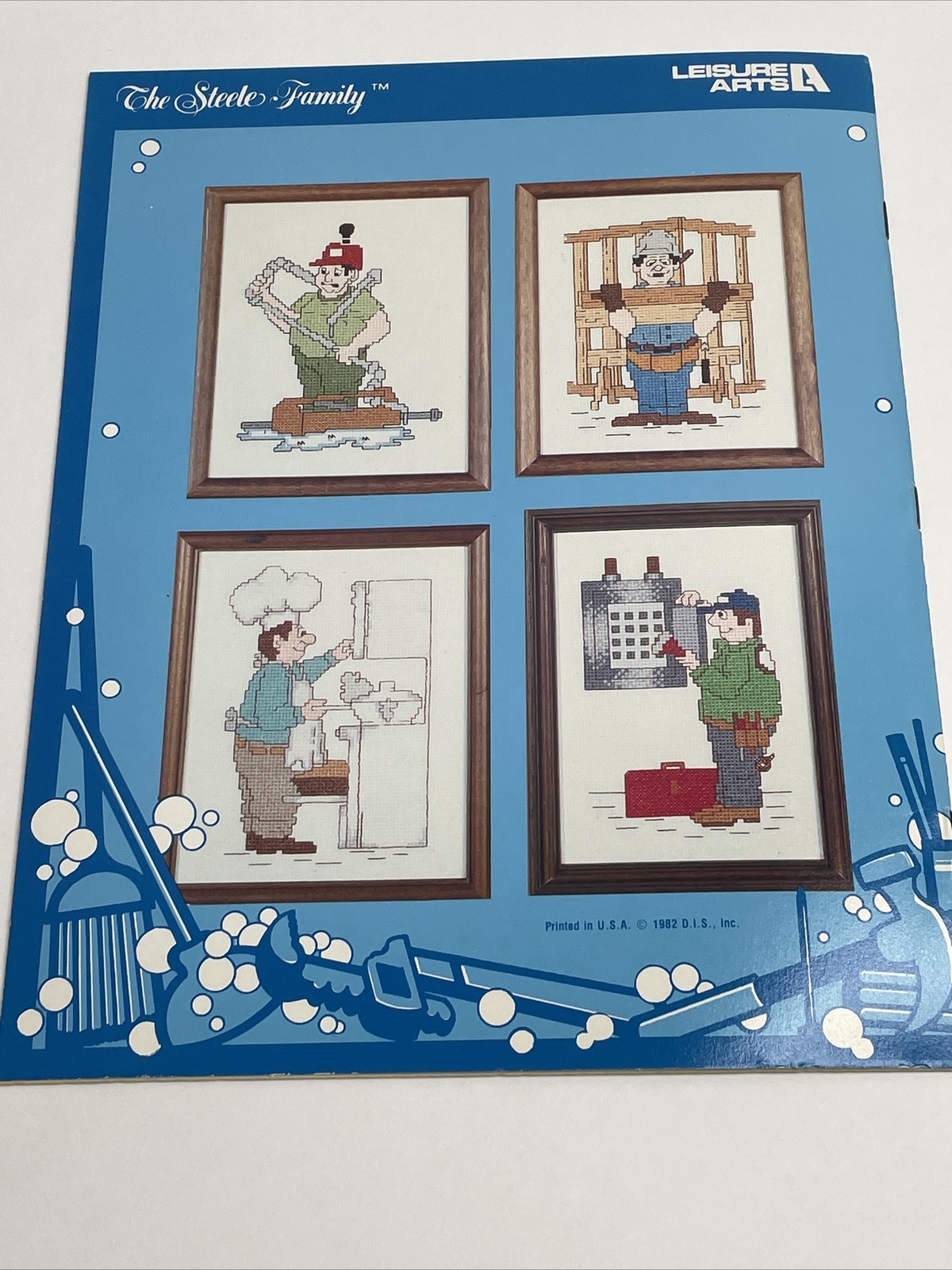 Leisure Arts His Working Hands Cross Stitch Pattern 909