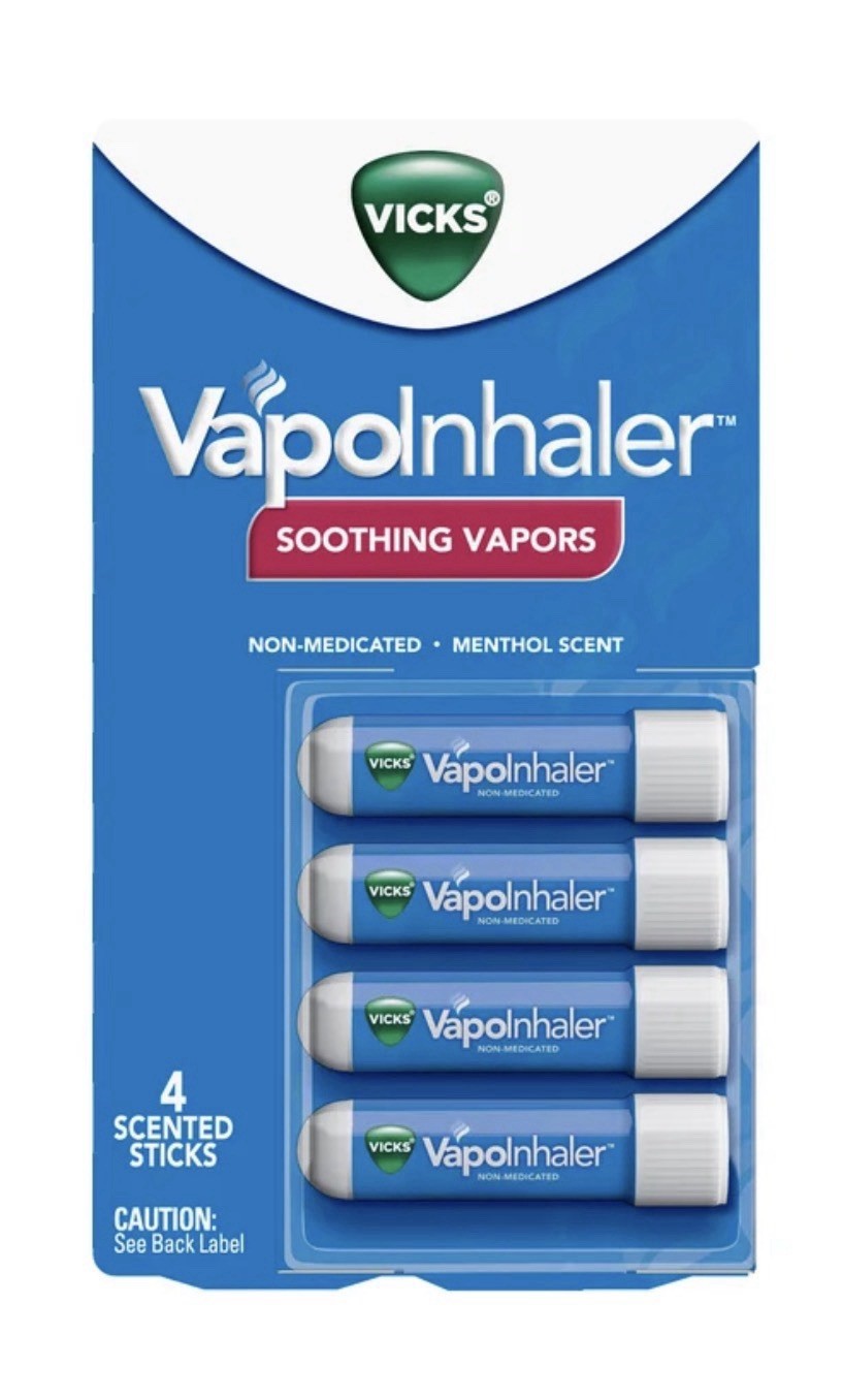 Vicks Vapoinhaler Soothing Vapors 4 Scented Sticks
