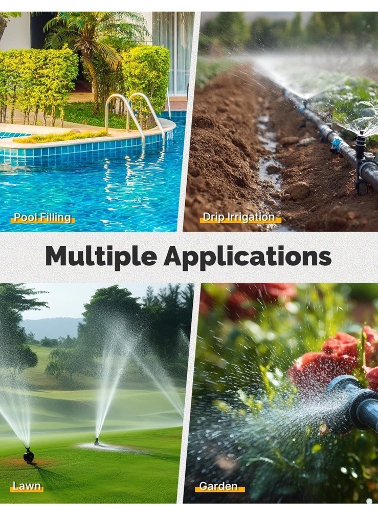 MOES 4 Outlet Sprinkler Timer Brass Inlet Programmable Irrigation Controller New