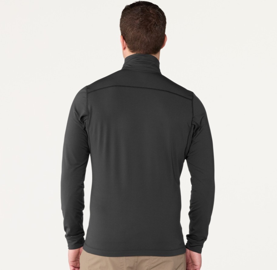 [HOT SALE] Arc'teryx Rho LT Zip Neck Base Layer Top Men's S Black Thermal Shirt