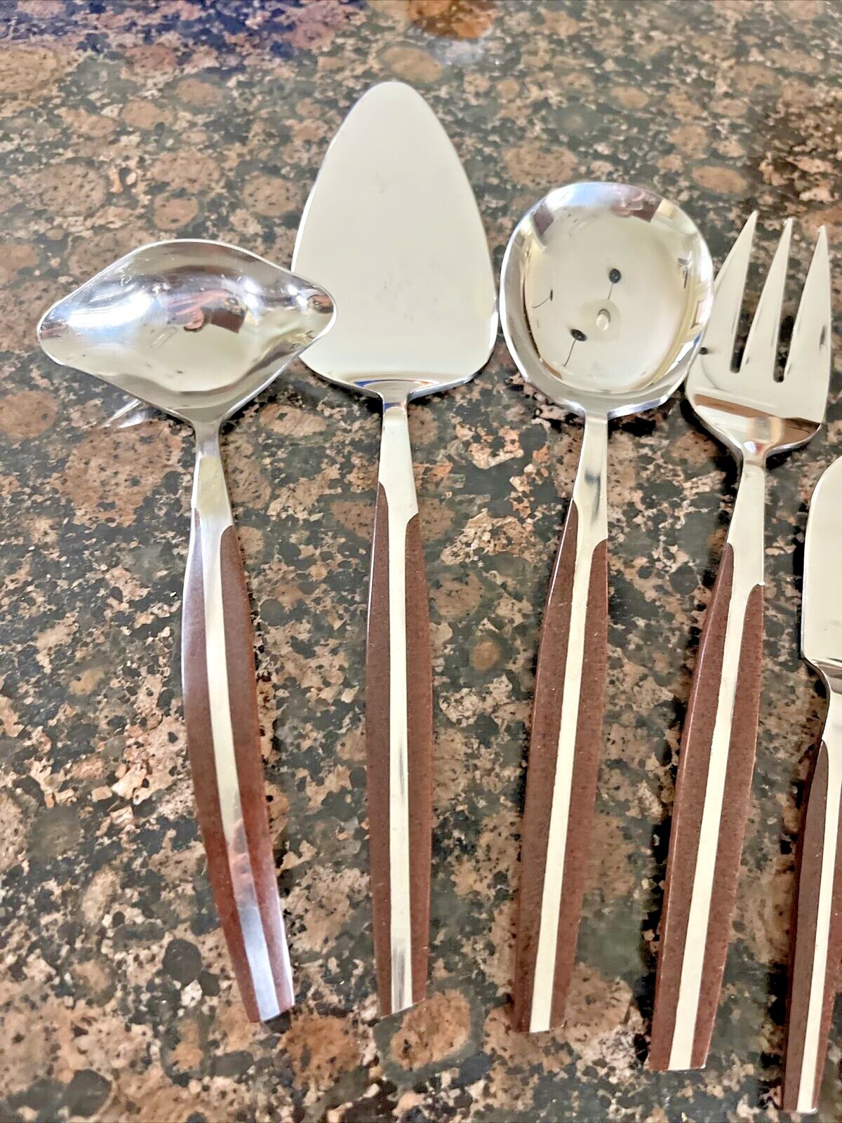 Eldan ELD2 Stainless Brown Silverware Flatware YOUR CHOICE