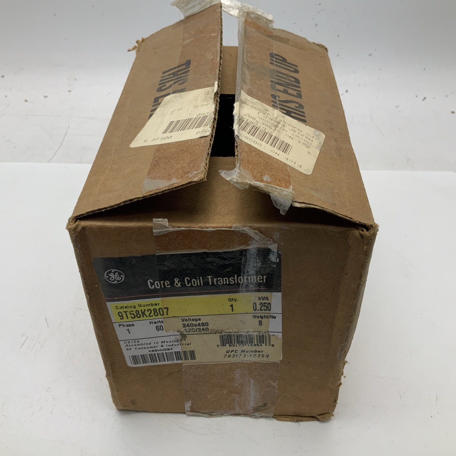 NEW GE CORE & COIL TRANSFORMER 9T58K2807 VOLTAGE 240X480