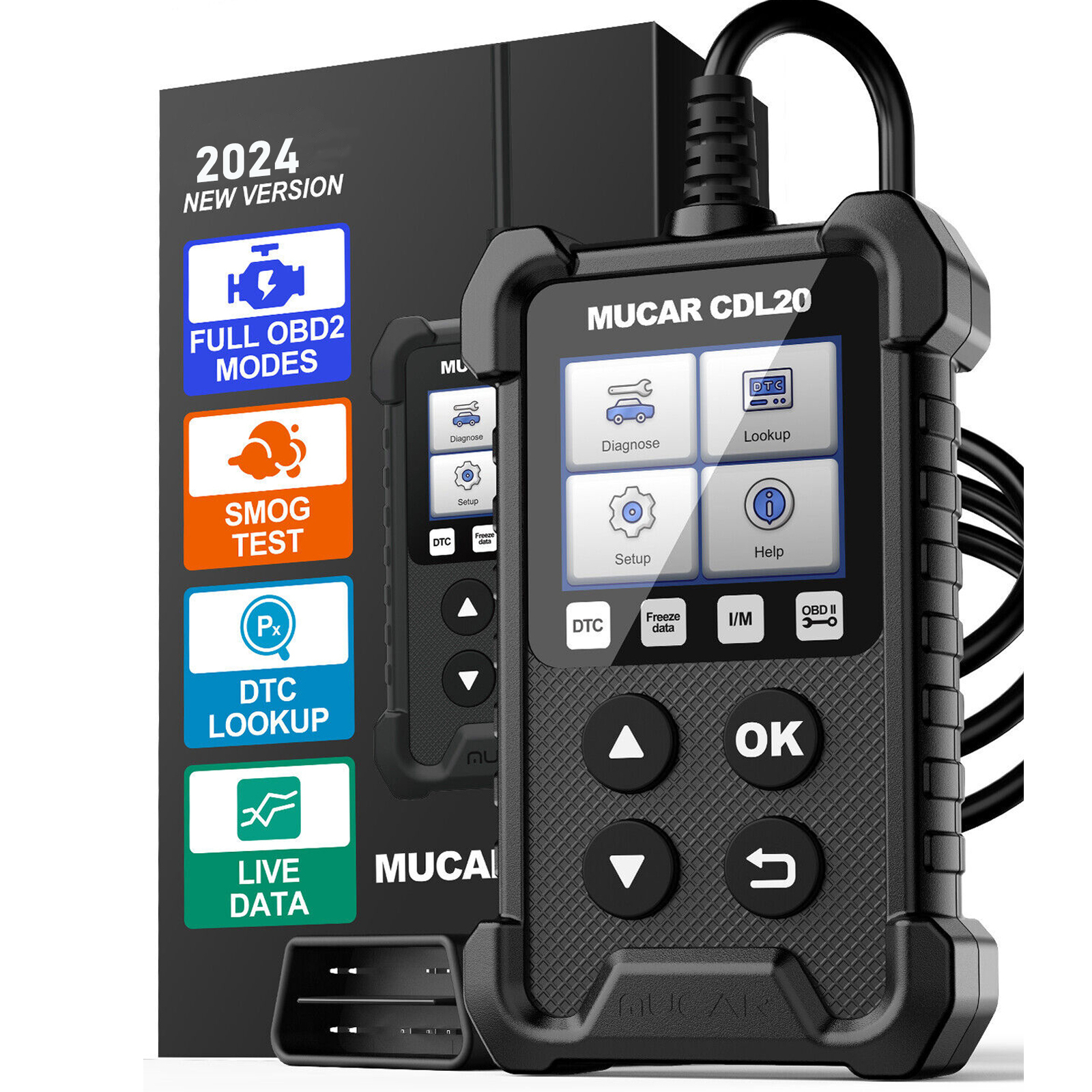 Car Diagnostic Tools Code Reader Clear Engine Light Smog Test Auto Scanner