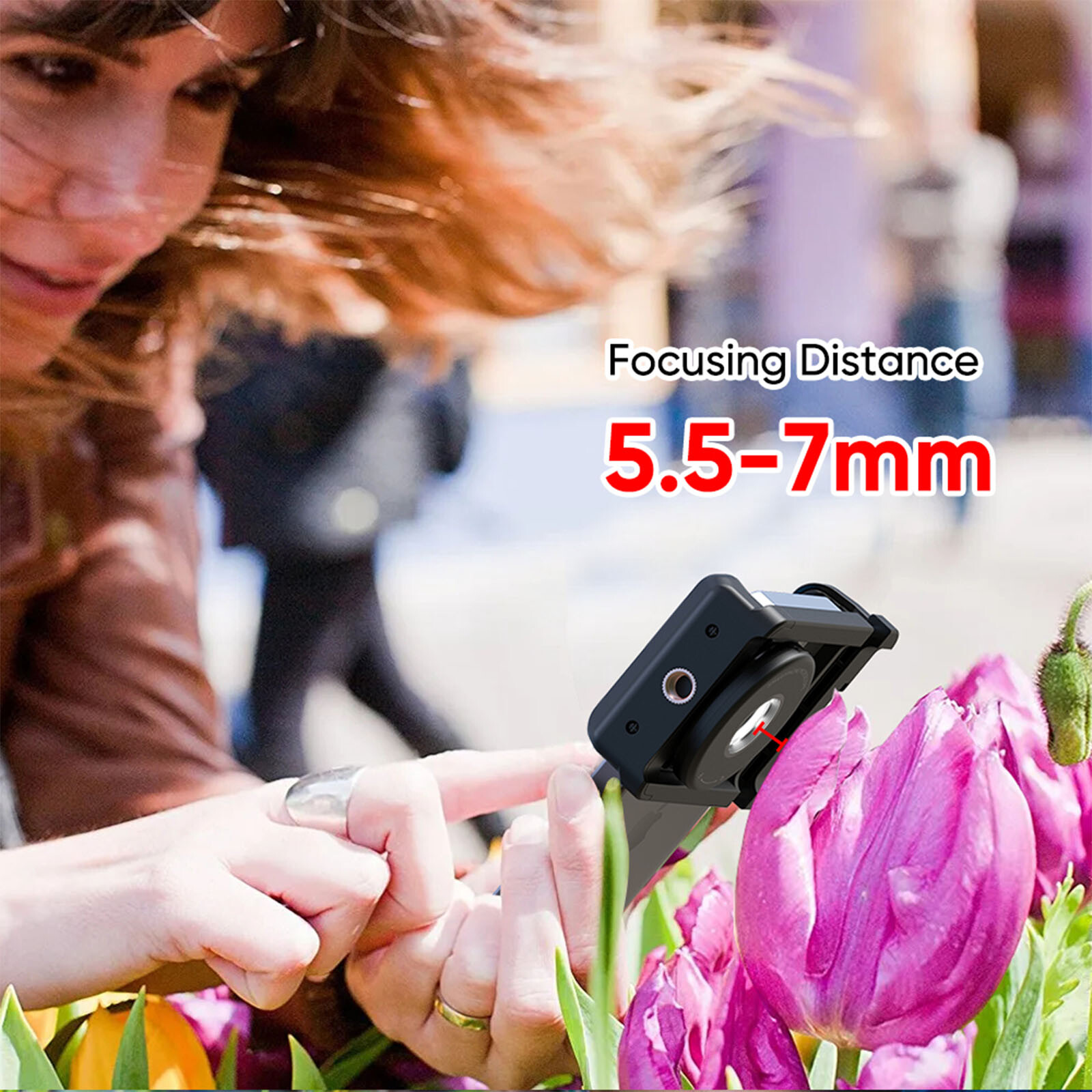 APEXEL Smartphone Microscope Portable Micro Exploration with LED Fill Light
