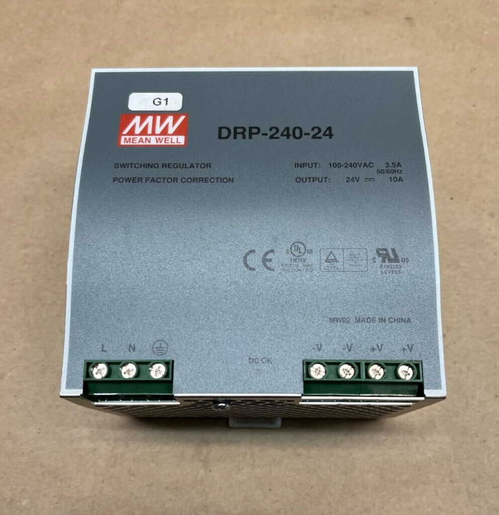 Mean Well DRP-240-24 Switching Regulator Power Supply