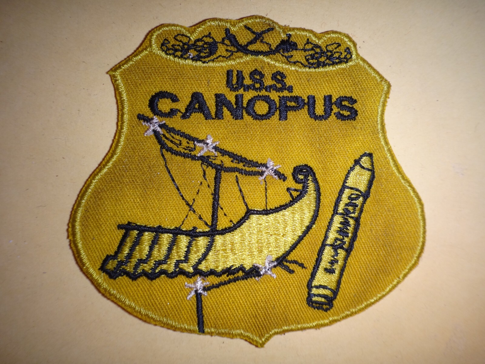 Vietnam War US Navy USS CANOPUS AS-34 Submarine Tender Patch