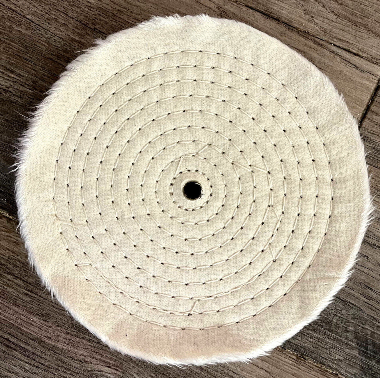 DIAMOND TOUGH TOOLS 8" BUFFING WHEEL (2 Pack) - Extra Thick Muslin - 1" Thick