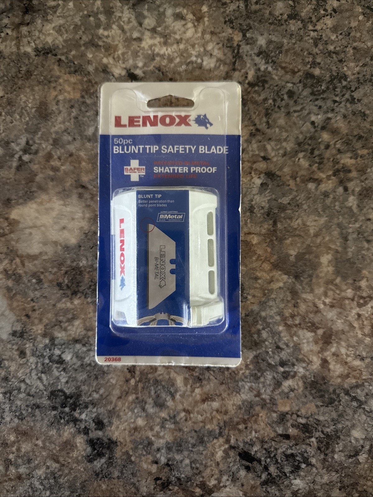 Lennox 50 Piece, Blunt Tip, Safety Blade Shatter Proof