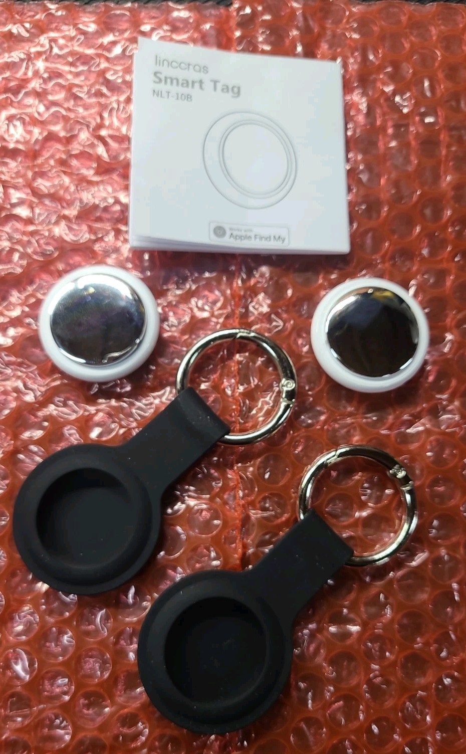 2-PACK Air Tracker Tag [Apple Mfi Certified] with Find My(Ios Only),Key Finder