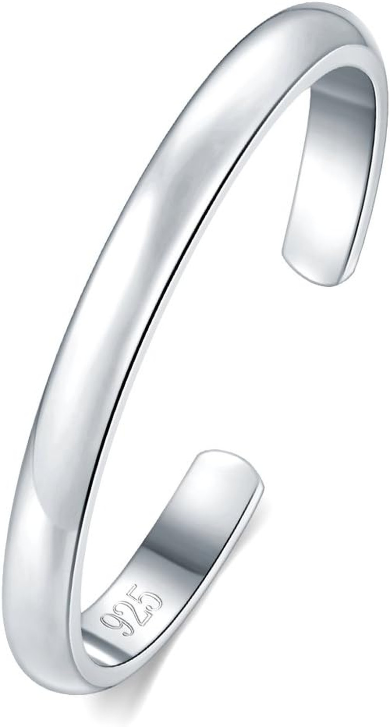 Toe Rings - Sterling Silver Band Ring - Stylish Toe Rings for Women - Sterling S