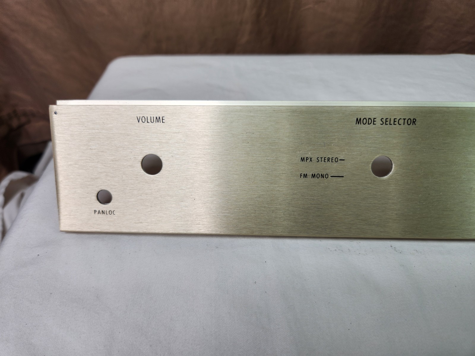 McIntosh MR 67 bottom face plate