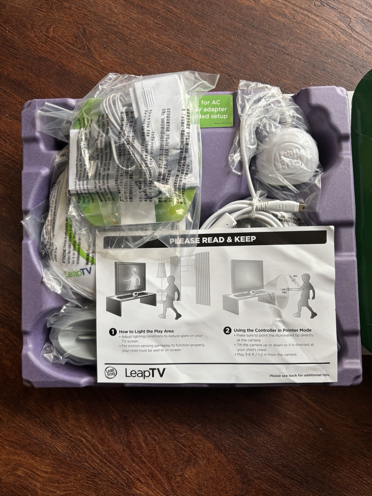 LeapFrog LeapTV Motion Sensing HDMI Home Console Designed for Little Hands