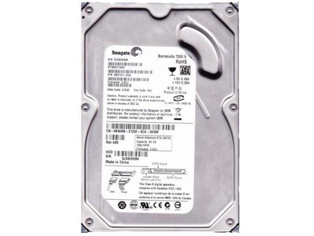 80GB SATA 7200RPM Hard Drive Dell Labled Tested Working