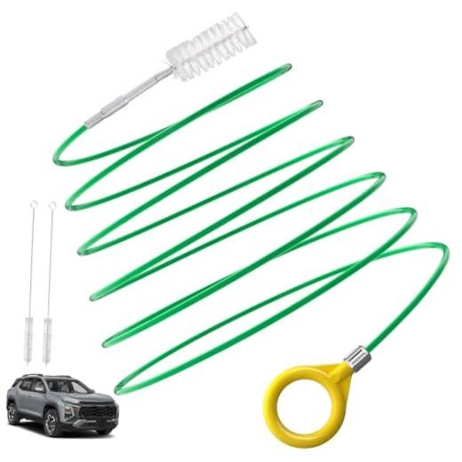 Auto Sunroof Cleaning Tool, 120 Inch Flexible 120 Inch (w/ 2Pcs Short Brush)