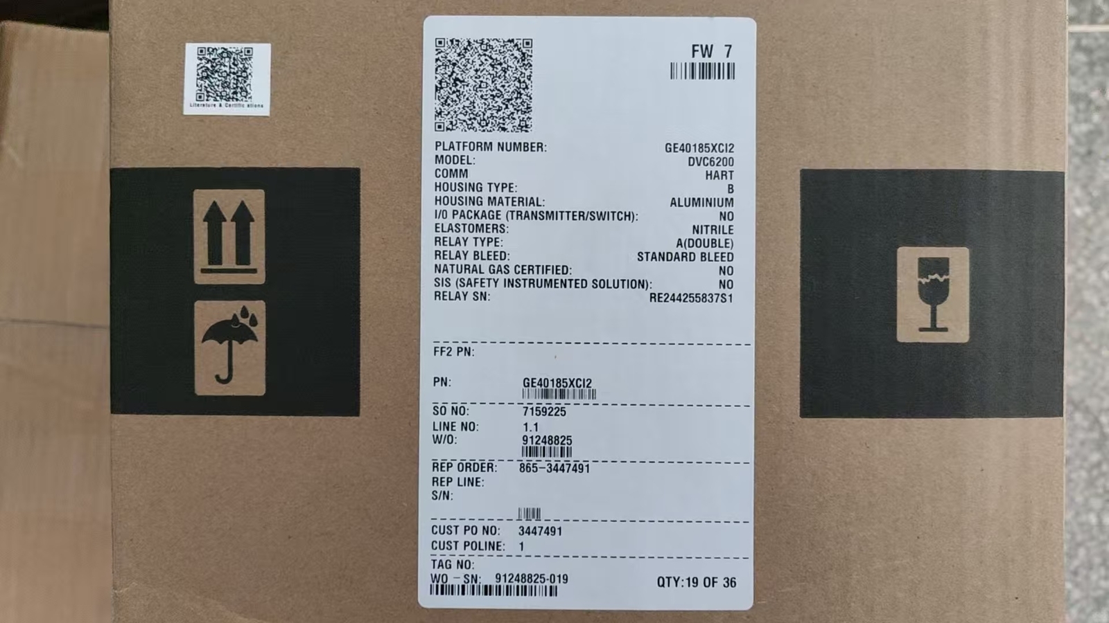 DVC6200 NEW FISHER Emerson Valve Positioner Double-acting NO Feedback
