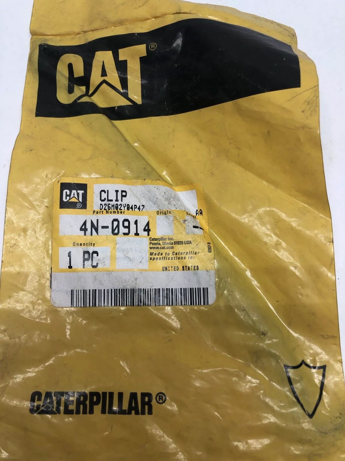 Caterpillar (Cat) 4N-0914 or 4N0914 Clip