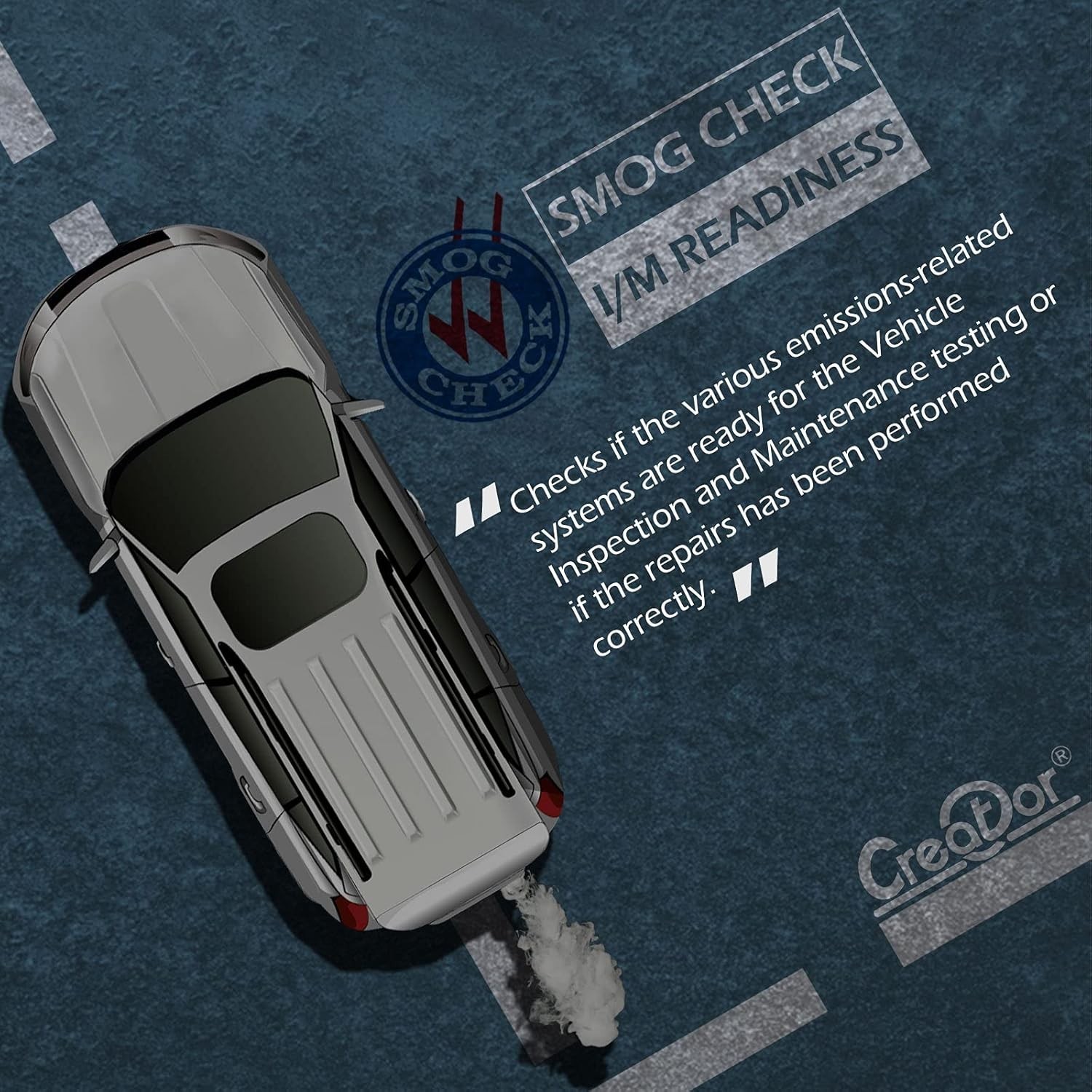 OBDII Code Reader Scanner Vehicle Diagnostic Tool Check Engine Battery