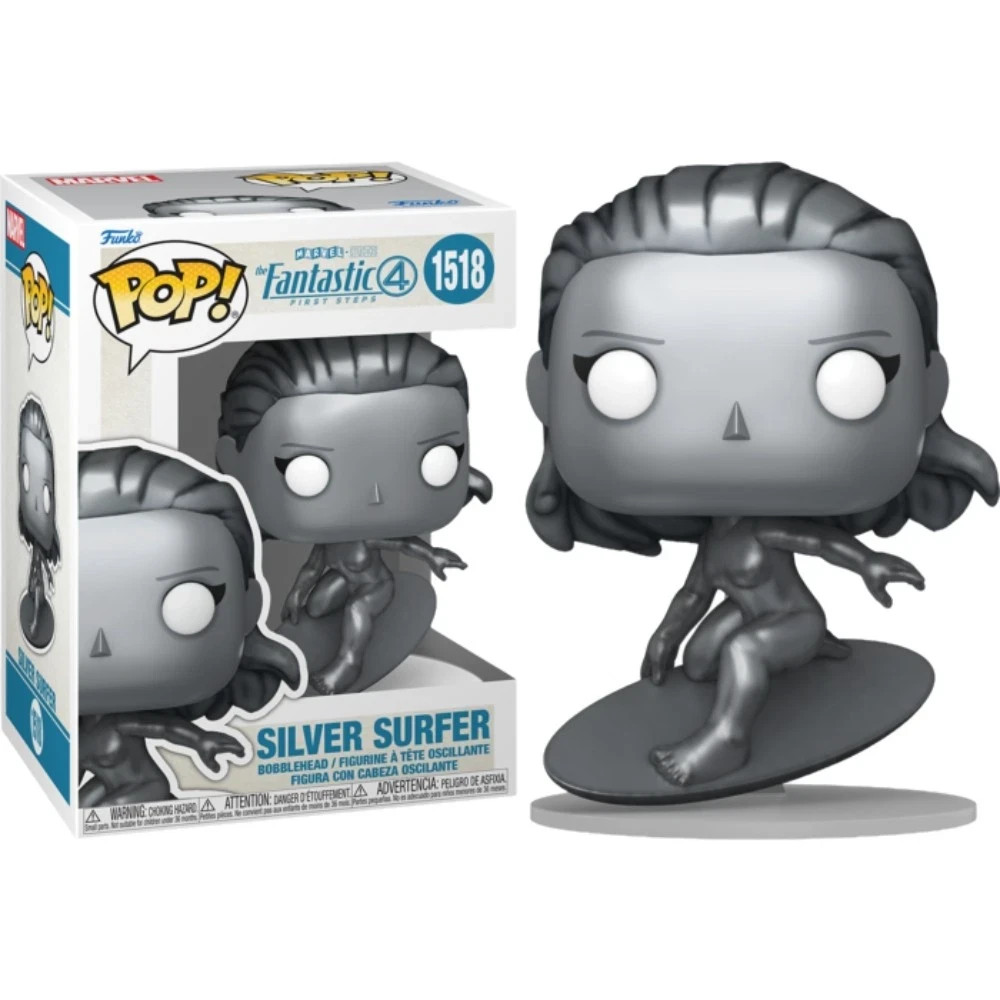 BOX DAMAGED Funko Pop! Marvel: The Fantastic Four: Silver Surfer - #1518 #83587