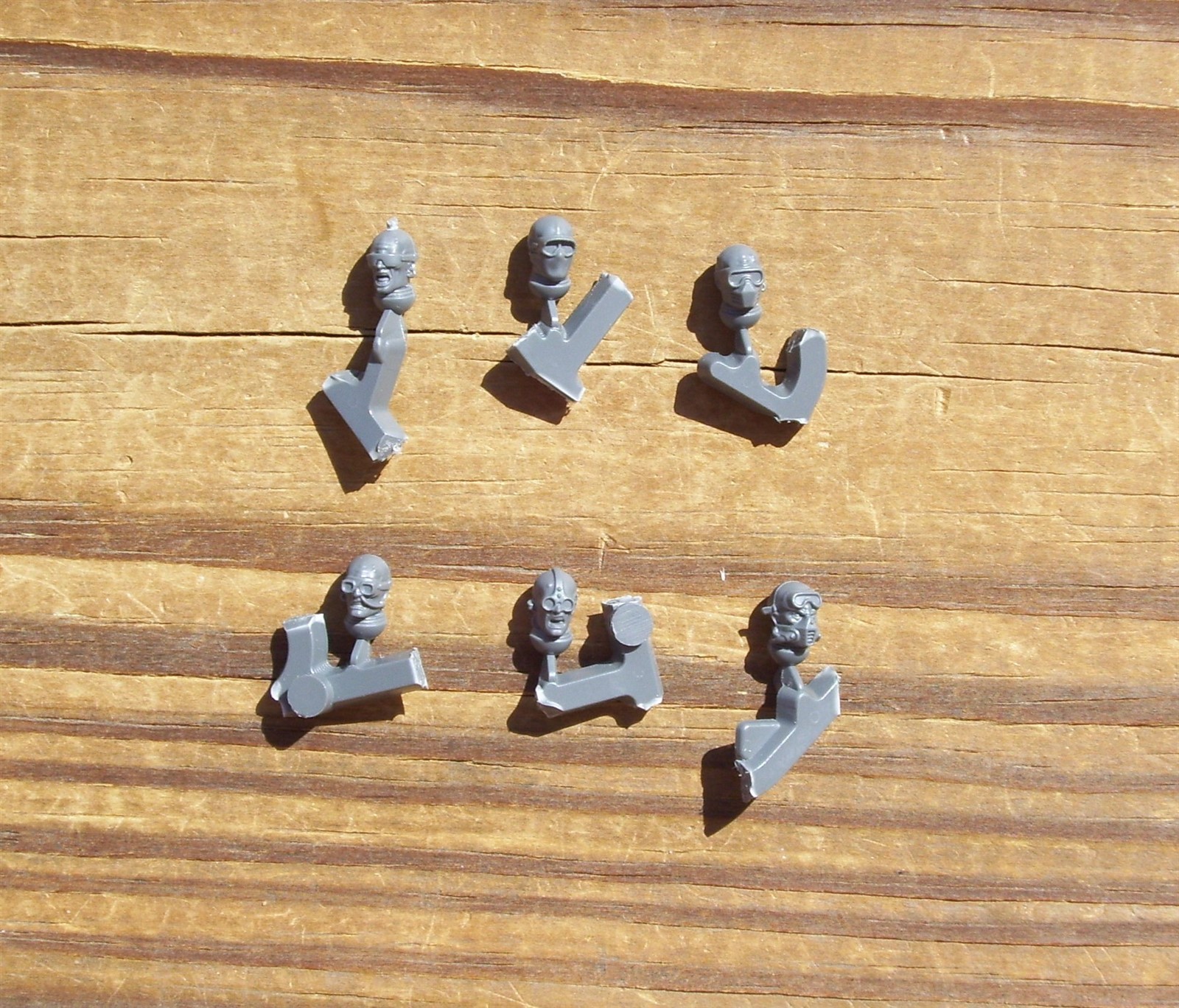 40K Genestealer Cults Atalan Jackals Heads Male Heads Bits 6 Bitz