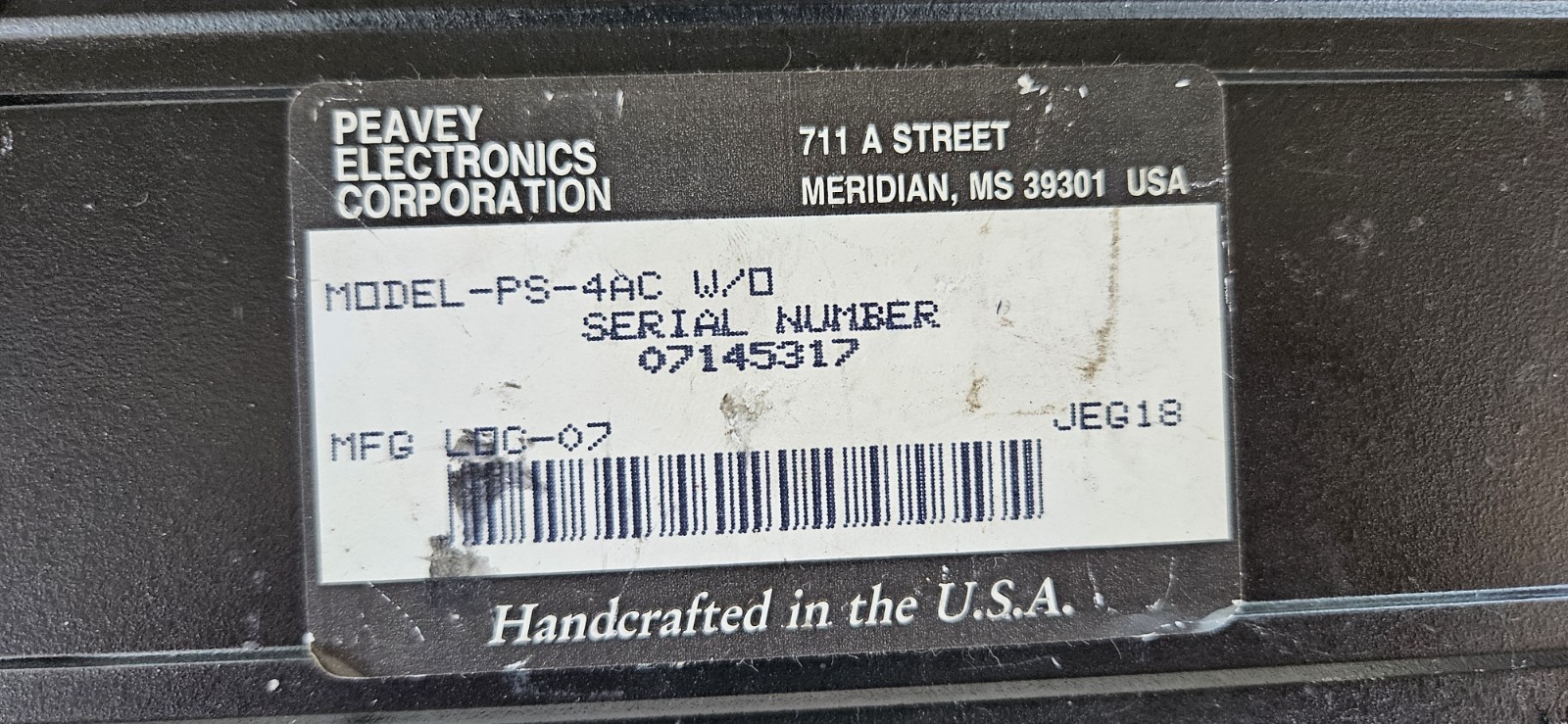 Peavey PS 4AC & PS 2B Phantom Power Supply Lot Untested As Is