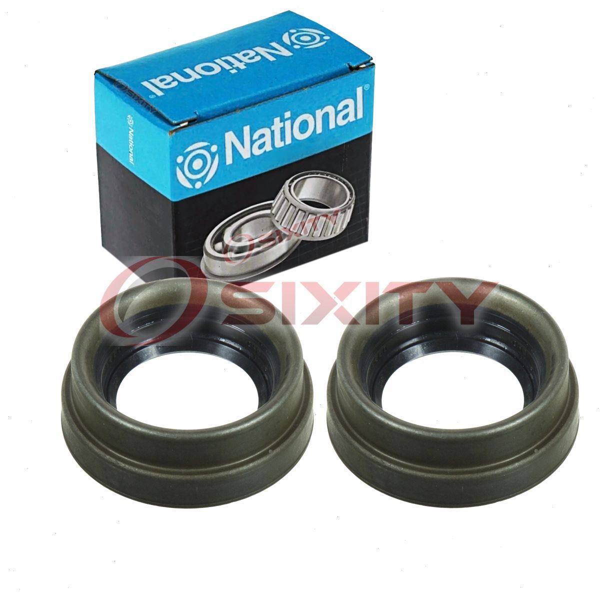 2 pc National Front Axle Shaft Seals for 2007-2018 Jeep Wrangler Driveline fj