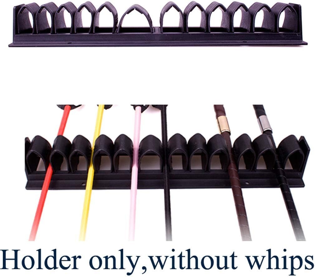 Elegant Wall-Mounted Horse Crop Holder - Adjustable Rack for Sturdy Storage