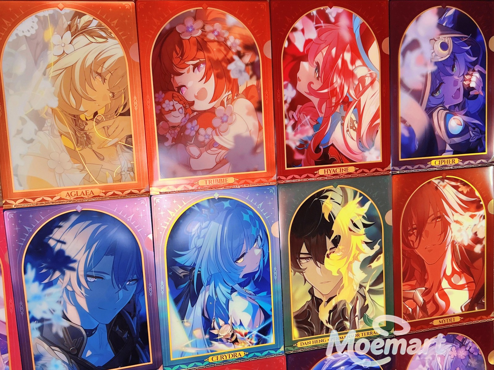 miHoYo Official Honkai: Star Rail Mydei Cyrene Phainon A4 Folder Ticket Folder