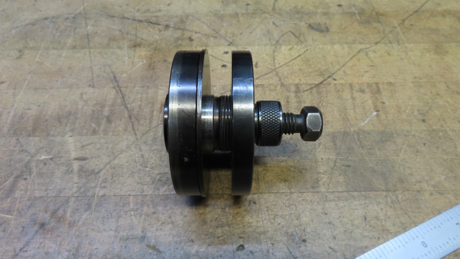 L.H. thread Cutter Grinder Surface grinding wheel arbor 1-1/4 ctr W/removal tool