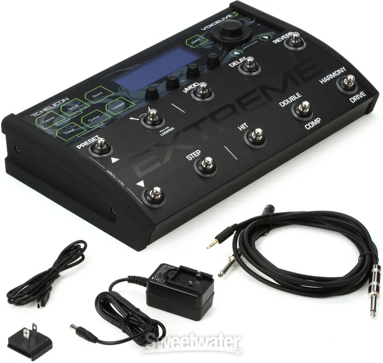 TC-Helicon VoiceLive 3 Extreme Guitar and Vocal Effects Processor Pedal