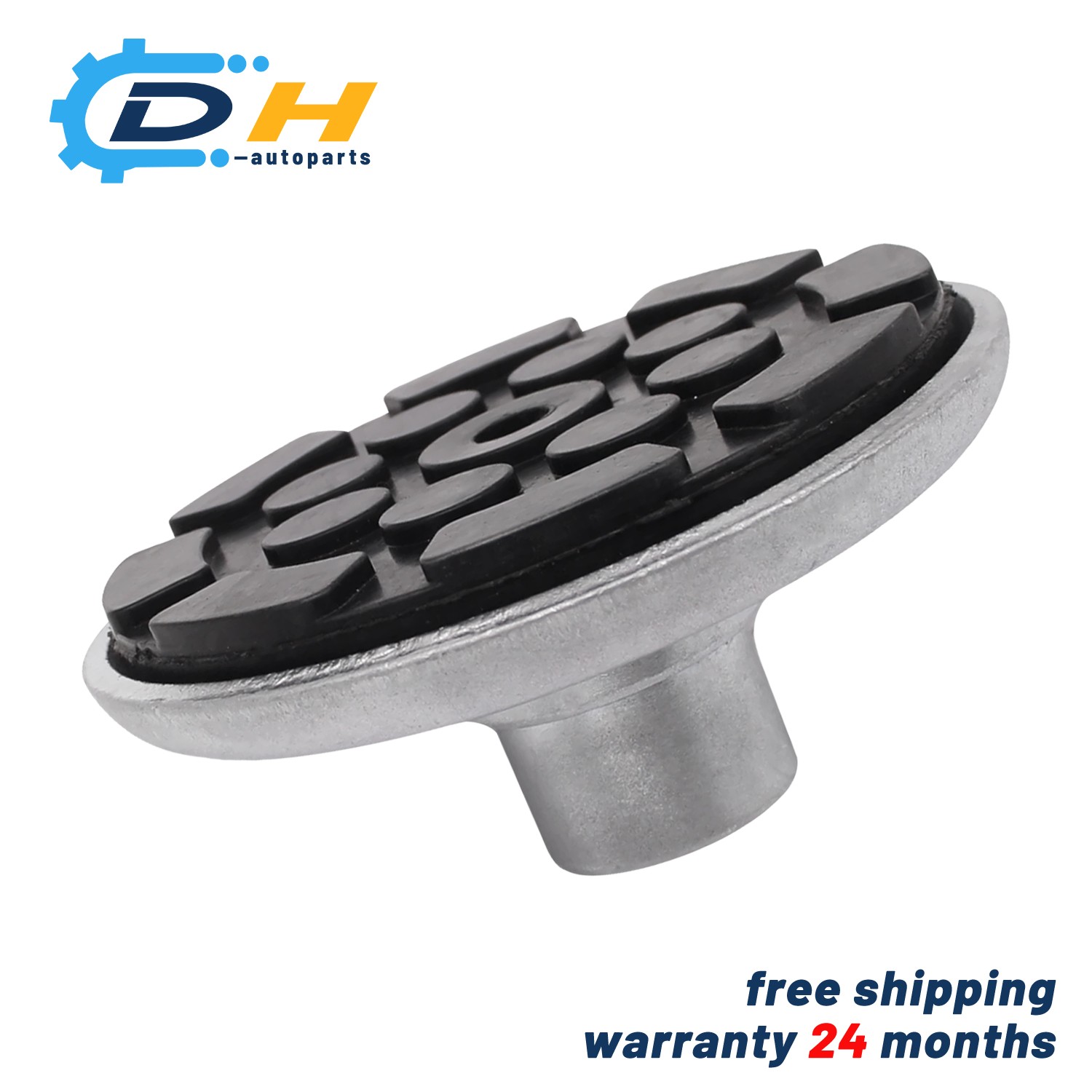 Round Lift Pad With Rubber Pad (1 1/2" Peg) For Atlas Automotive Equipment
