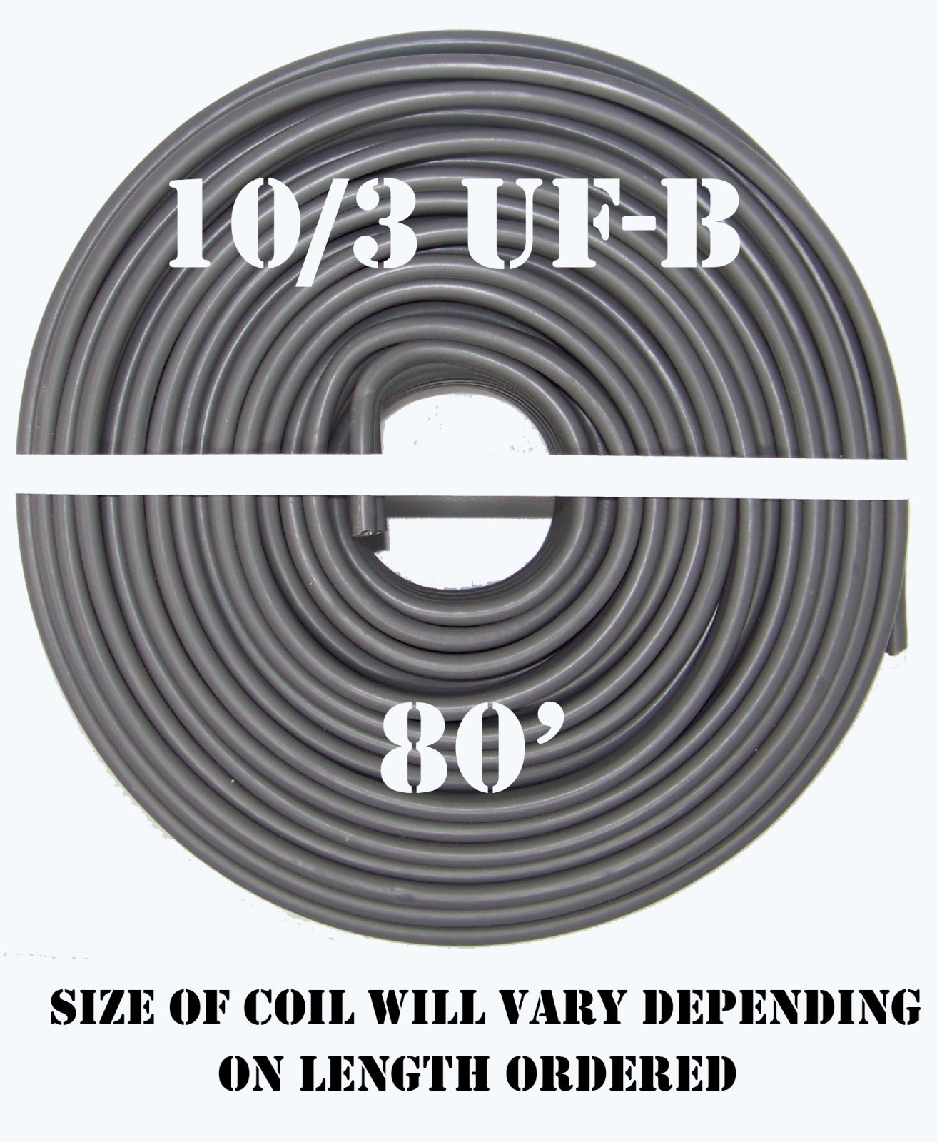 Cable Cabana 10/3 UF-B x 80' Underground Feeder Cable