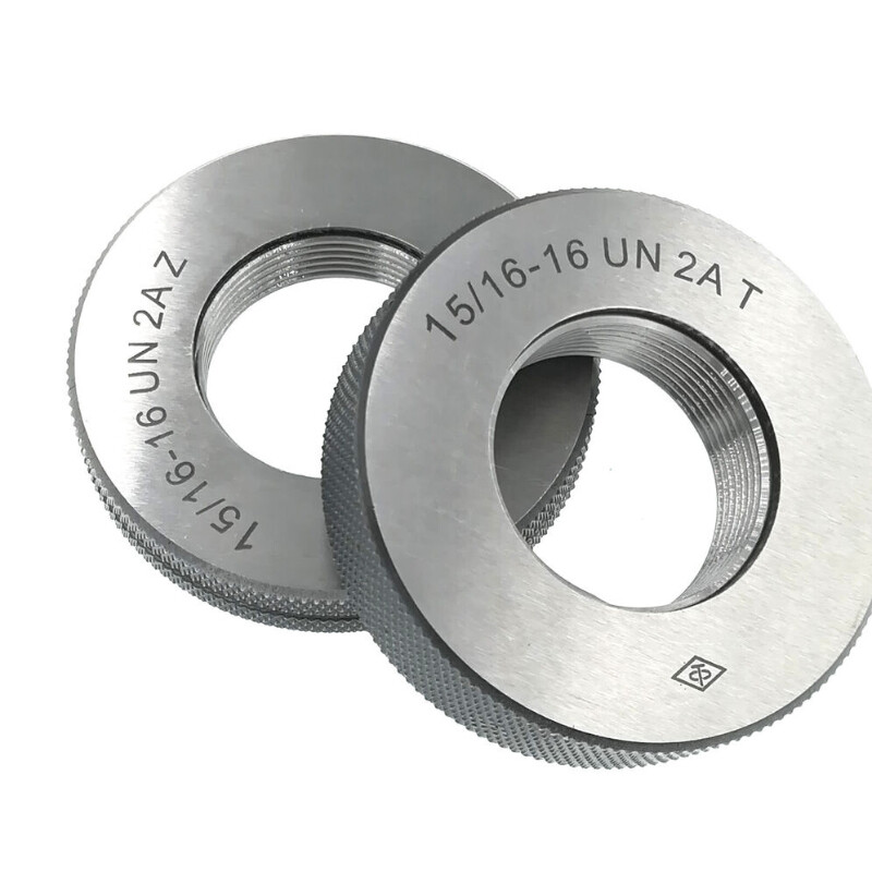 Thread Ring Gage 1" 5/16-16 UN 2A Thread Ring Inspection Gauge GO NOGO 1 5/16-16