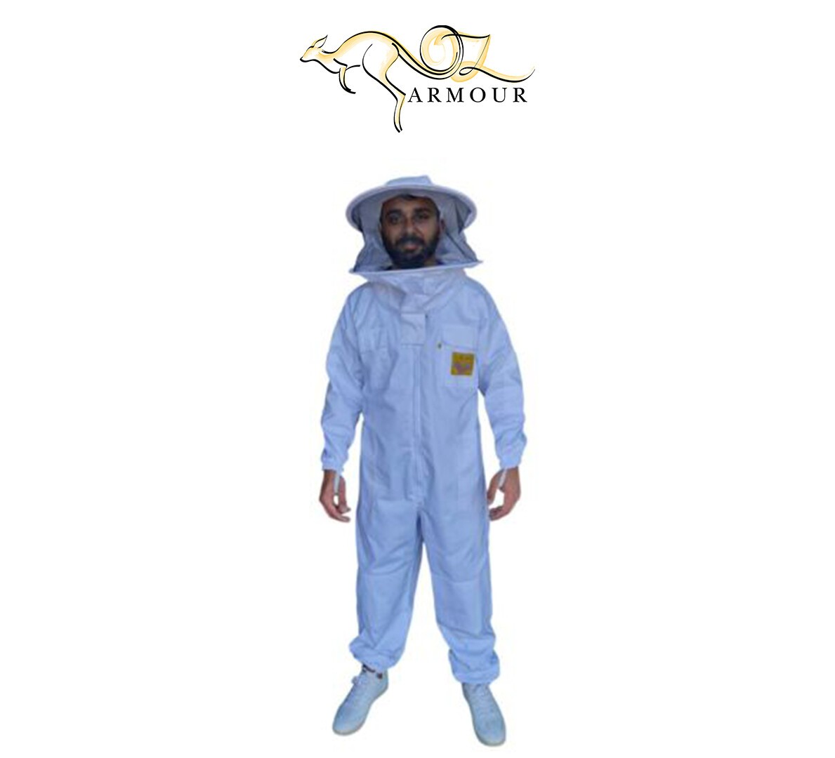 OZ APIARIST Heavy Duty Beekeeping Suit With Round Hat Veil And Optional Gloves