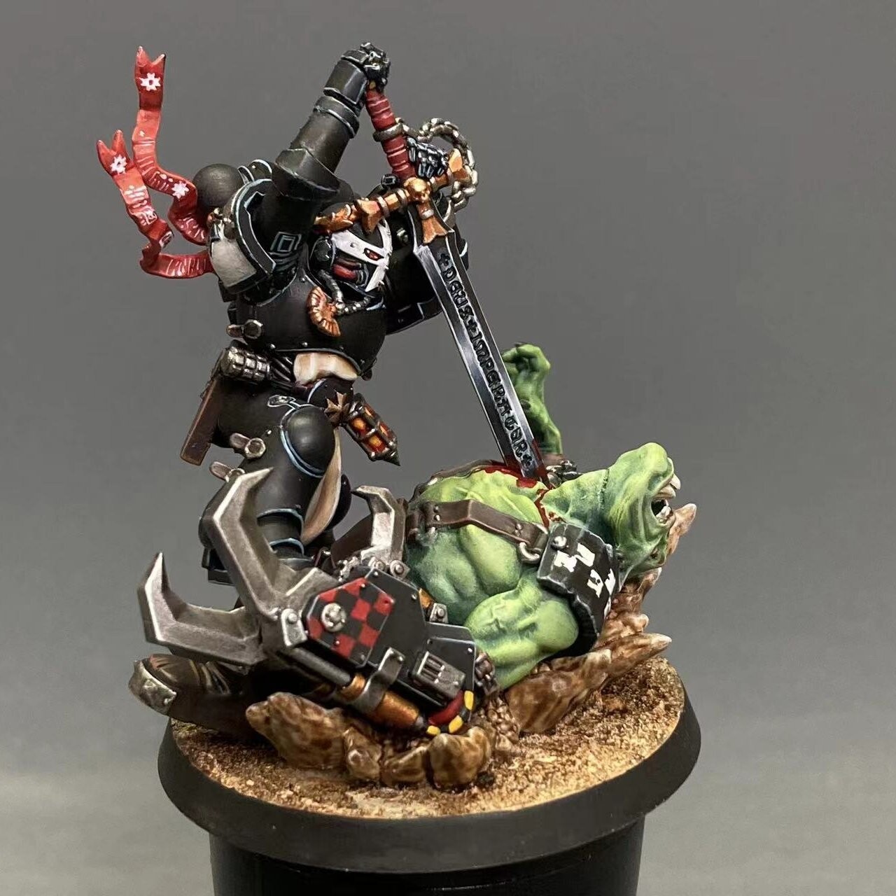 Black Templars: Bayard'S Revenge Warhammer 40k Space Marines Painted Commission