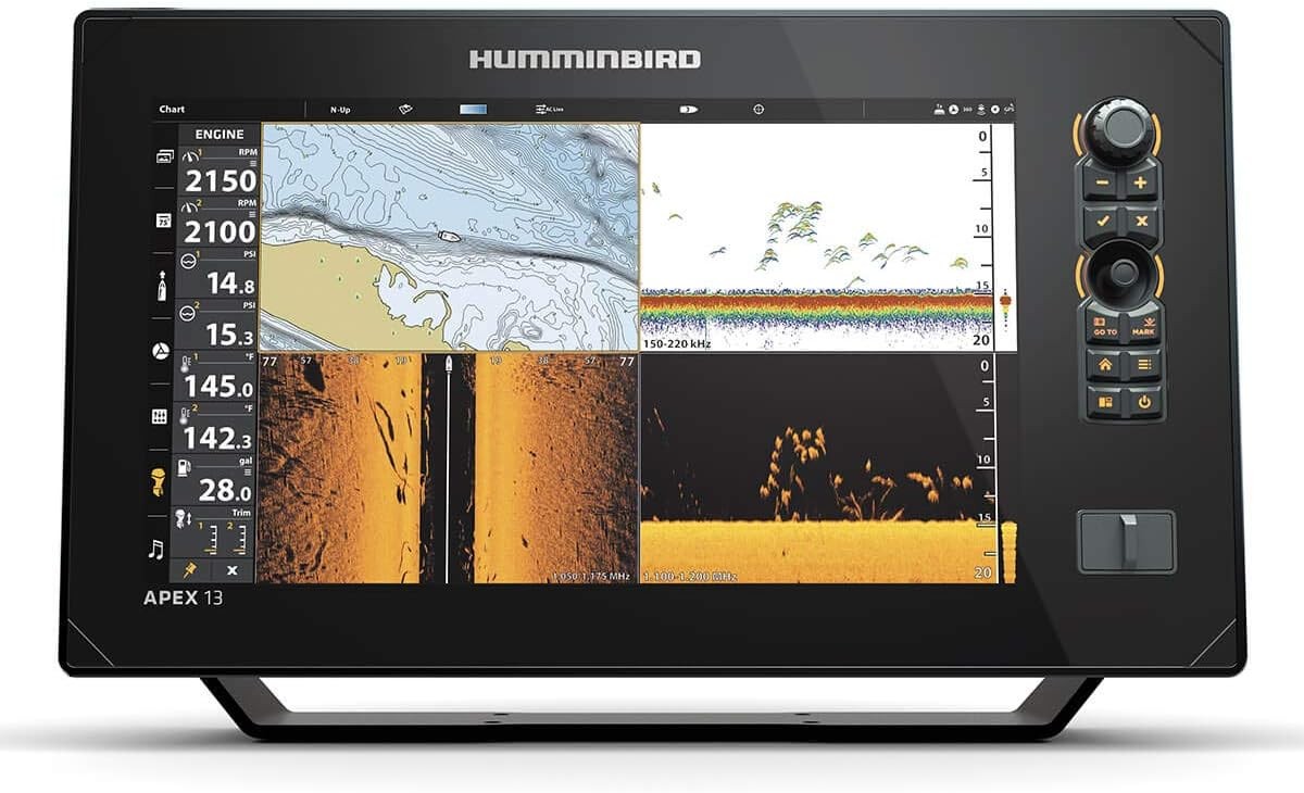 Humminbird APEX13 Chartplotter Mega SI+ VX No Transducer