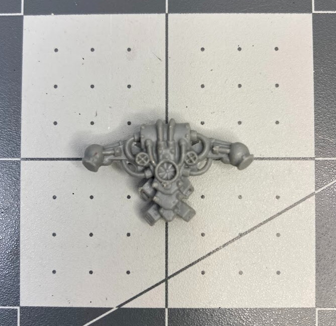 2nd Edition 40K Chaos Space Marine BACKPACK bit 1990s GW OOP rogue trader BU26