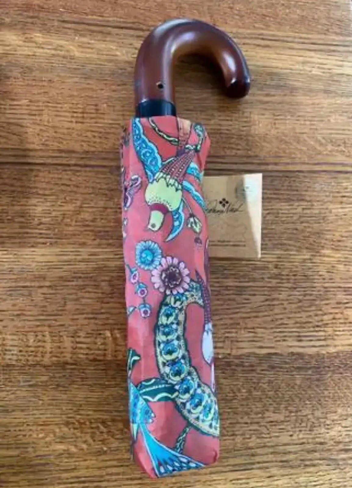 NEW Patricia Nash Birds of Paradise Umbrella $38 MSRP