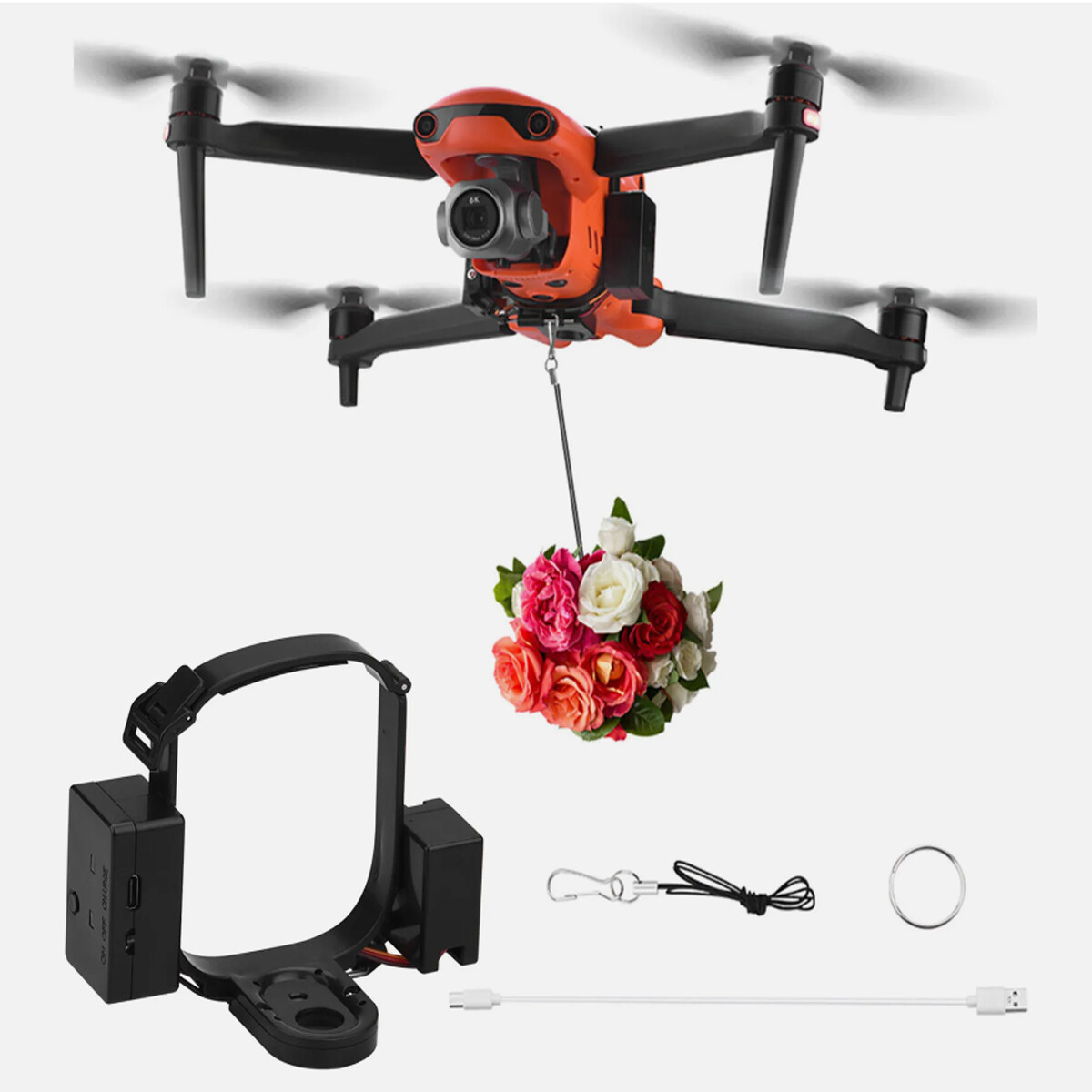 Drone Airdrop Device Air Drop System Thrower For Autel Robotics EVO II Pro/EVOII