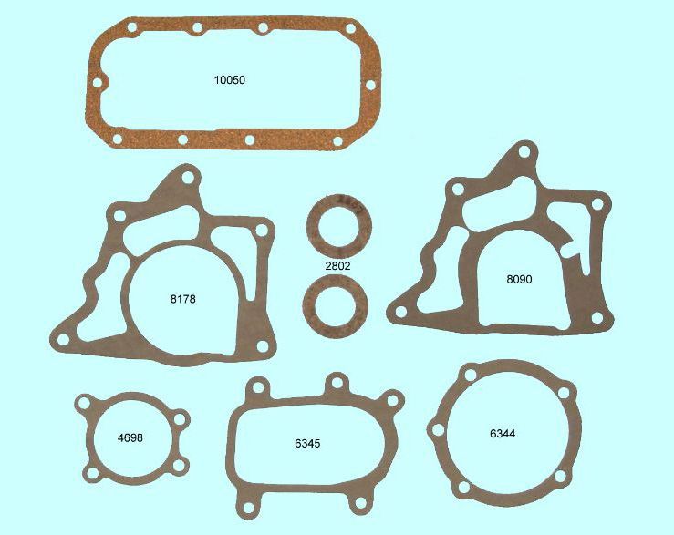 Jeep 1941-79, Internat. 1961-79, Dana 18 Dana 20 Transfer Case Gasket Set 10149