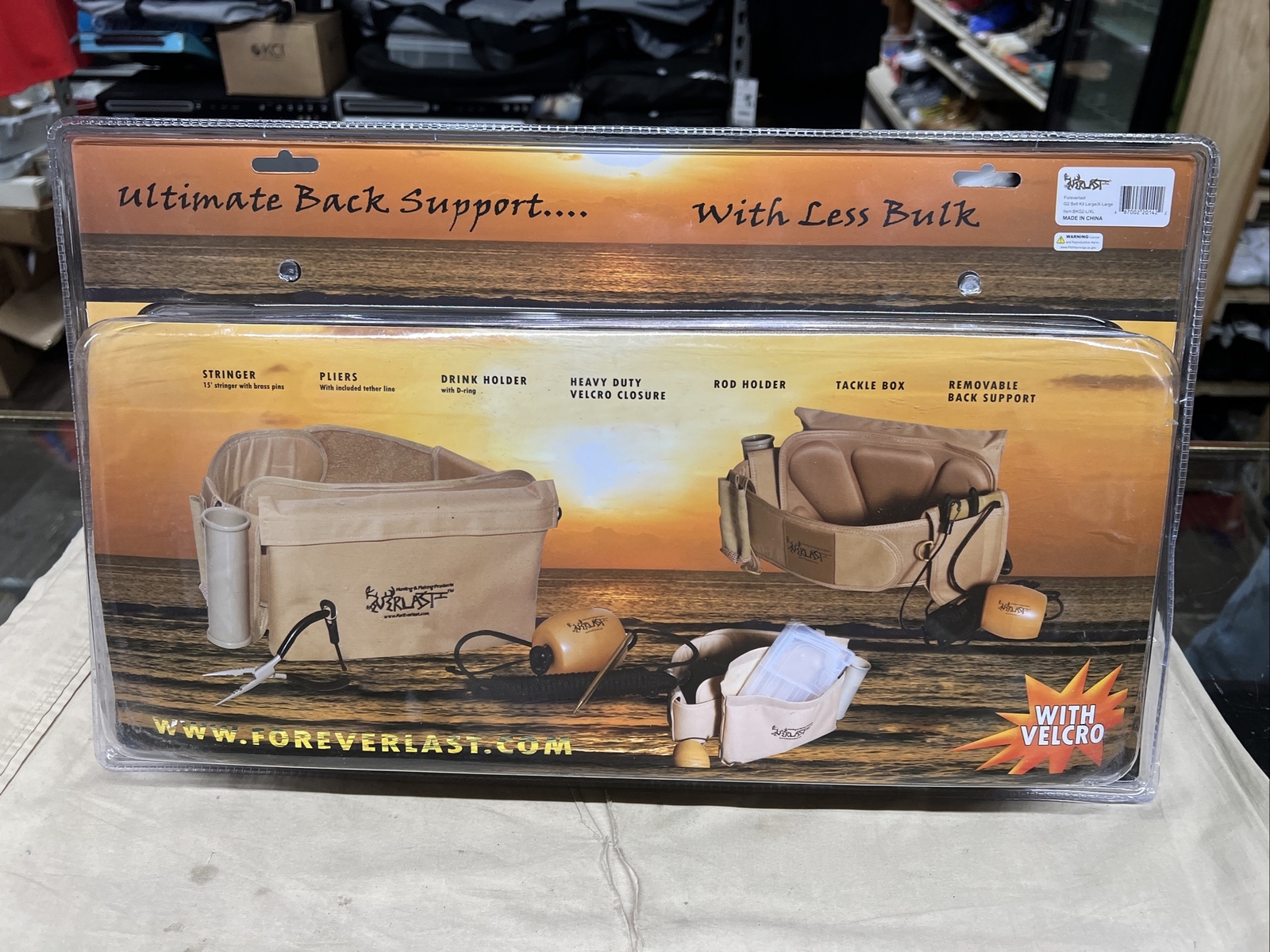 Foreverlast G2 Pro Wading Belt With Back Support For Wade Fishing L/XL