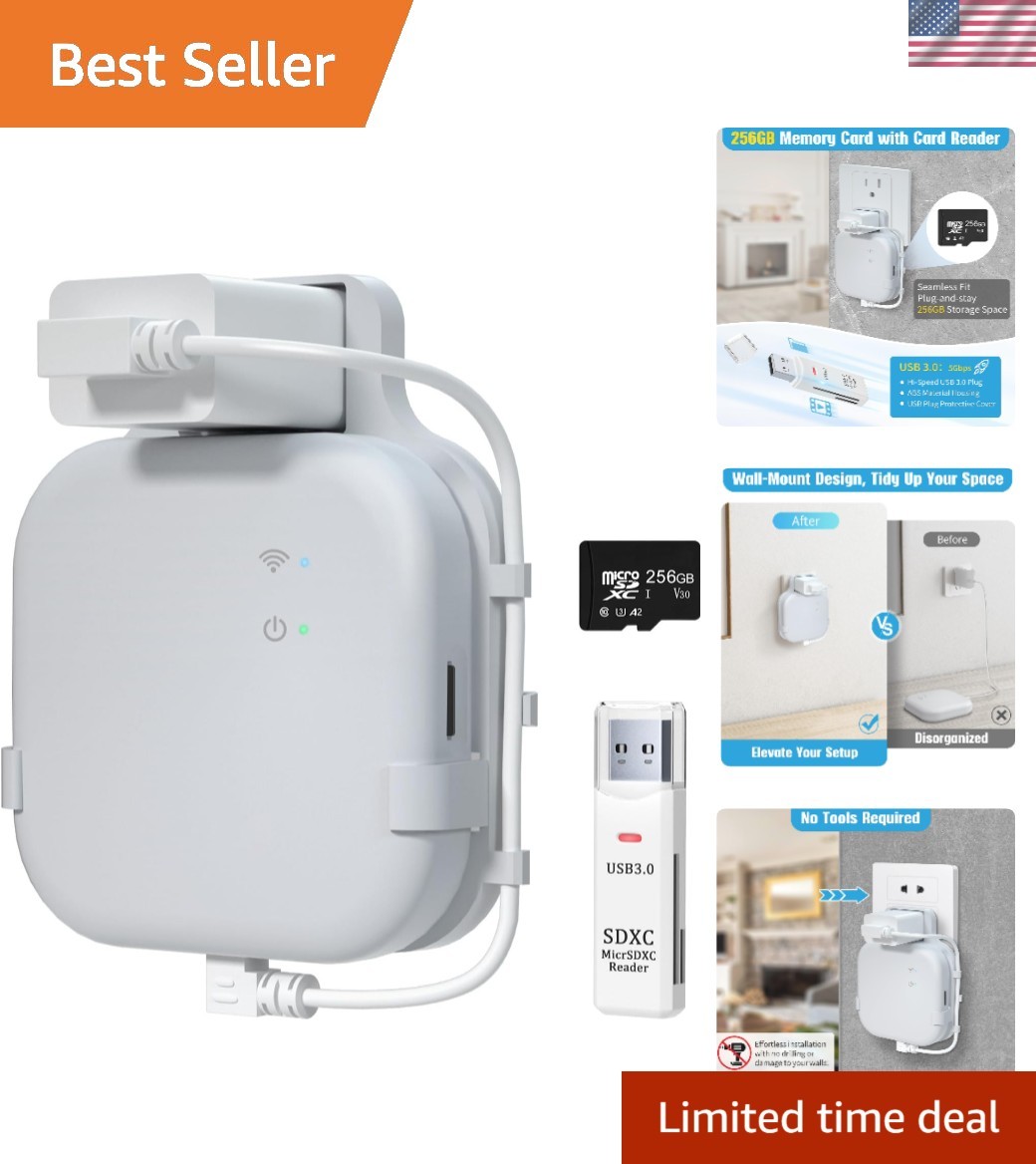Comprehensive 256GB Micro SD Card & No-Drill Mount for Blink Security Cameras