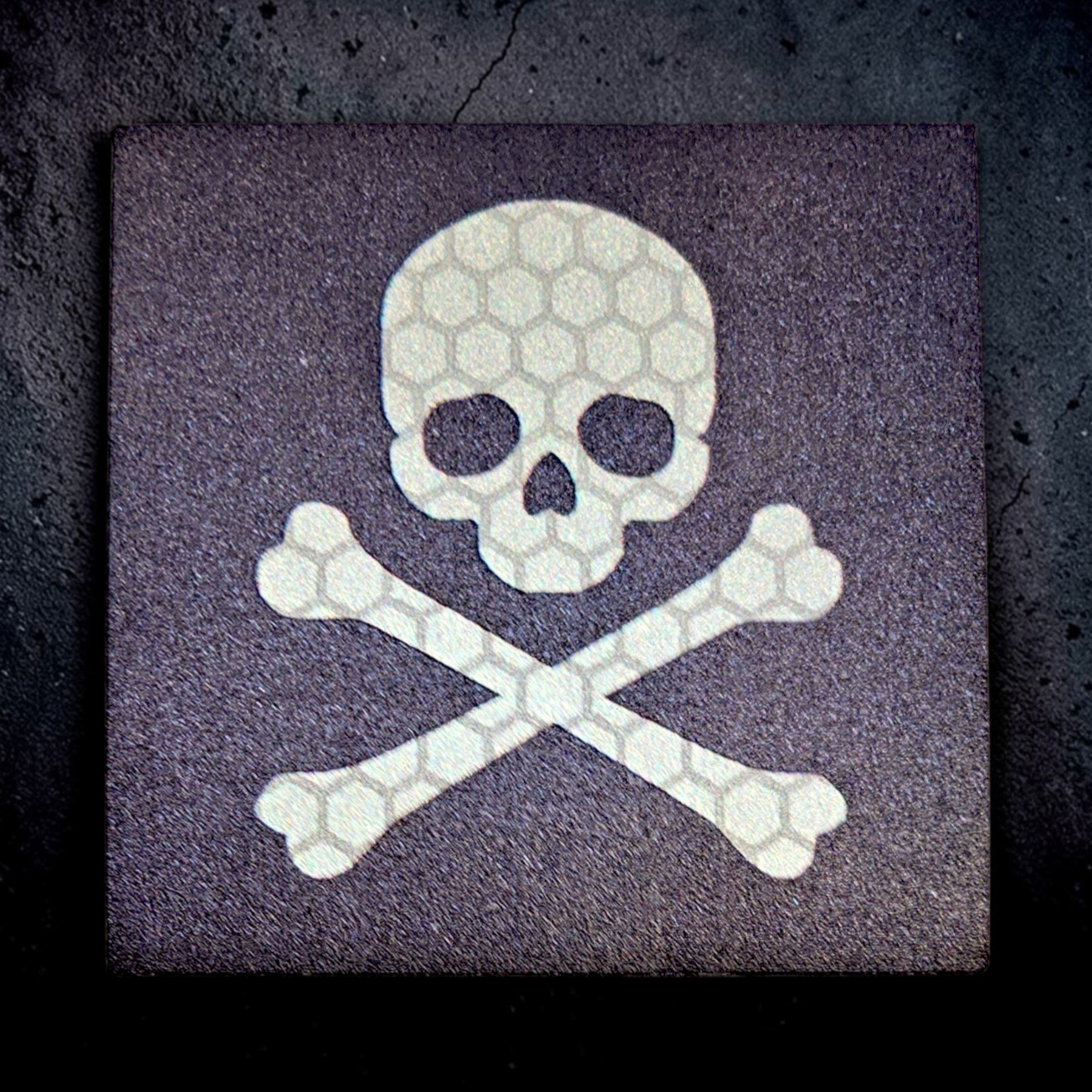 IR Patch 2x2" Skull & Cross Bones