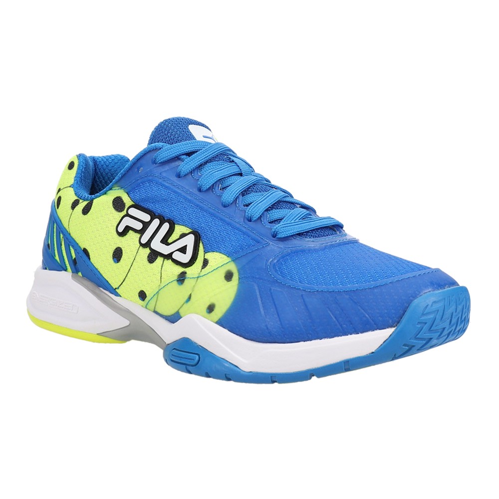 Fila Volley Zone Pickleball Mens Blue Sneakers Athletic Shoes 1PM00598-424
