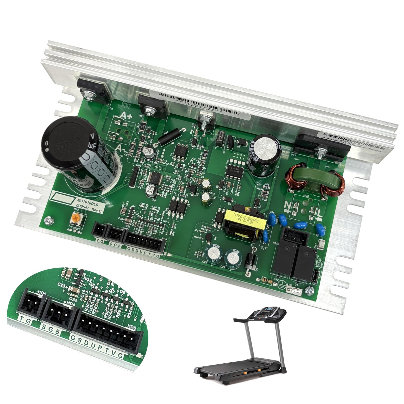 MC1618DLS 386762 Treadmill Motor Controller, Replace ZC0547 Works w/Icon GldsGym