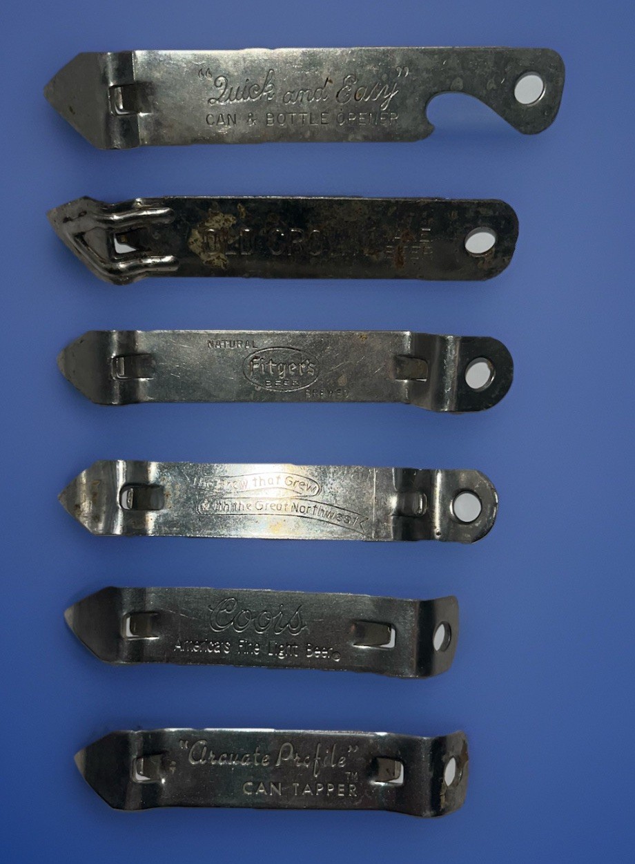 Vintage Beer Soda Pop Metal Bottle Cap Openers Advertising Lot of 6 Collectable