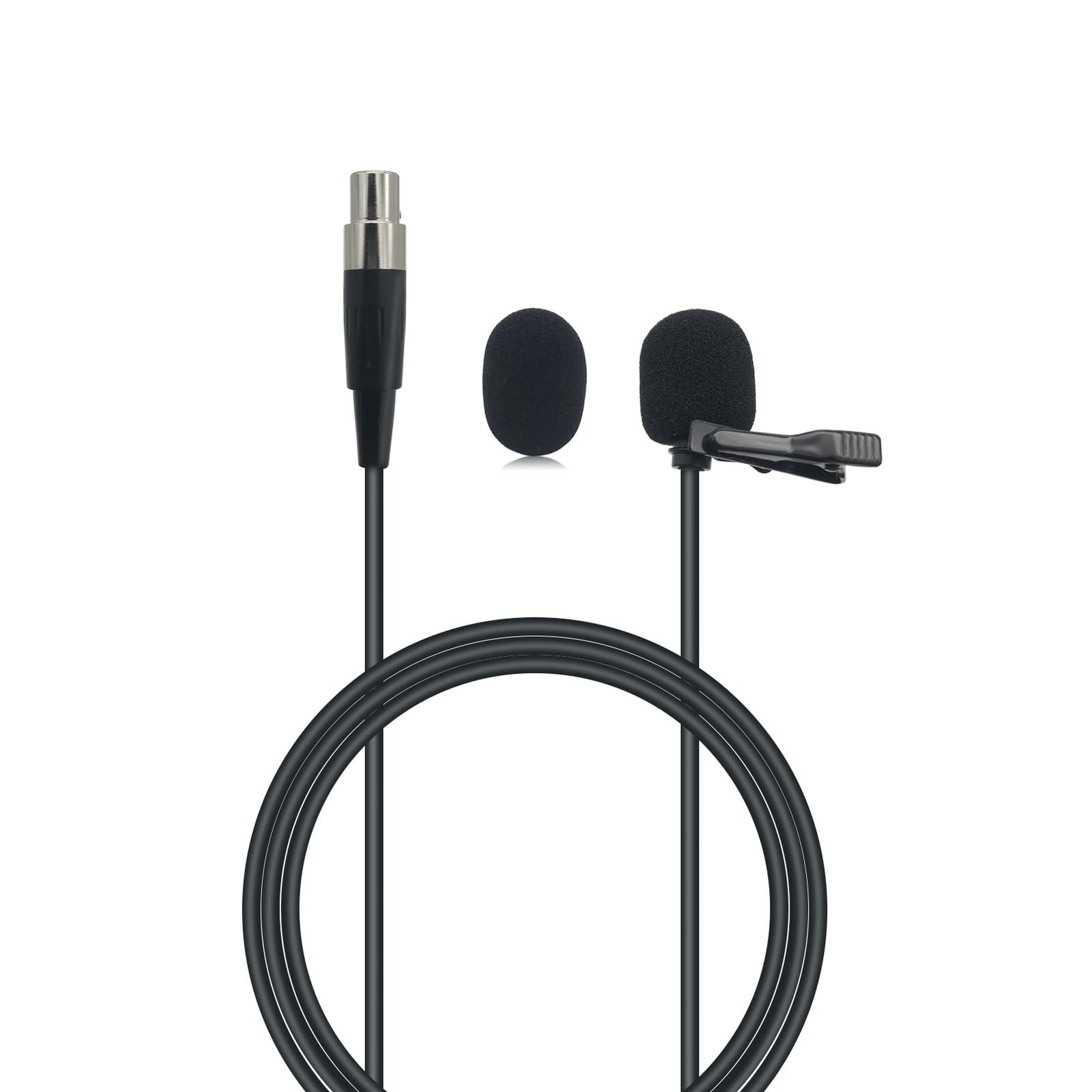 XLR Lavalier Microphone Replacement for AKG Samson Wireless Transmitter, Phen...
