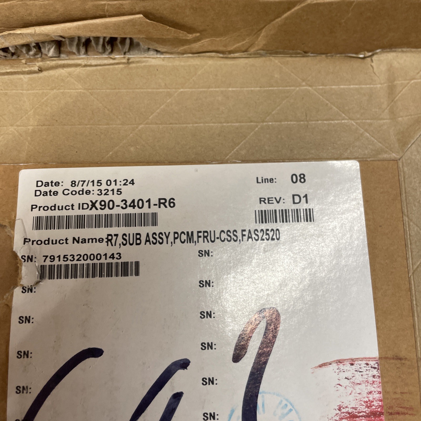 NetApp 111-01316+d1 Controller Module x90-3401-r6 FAS2520 Storage S39