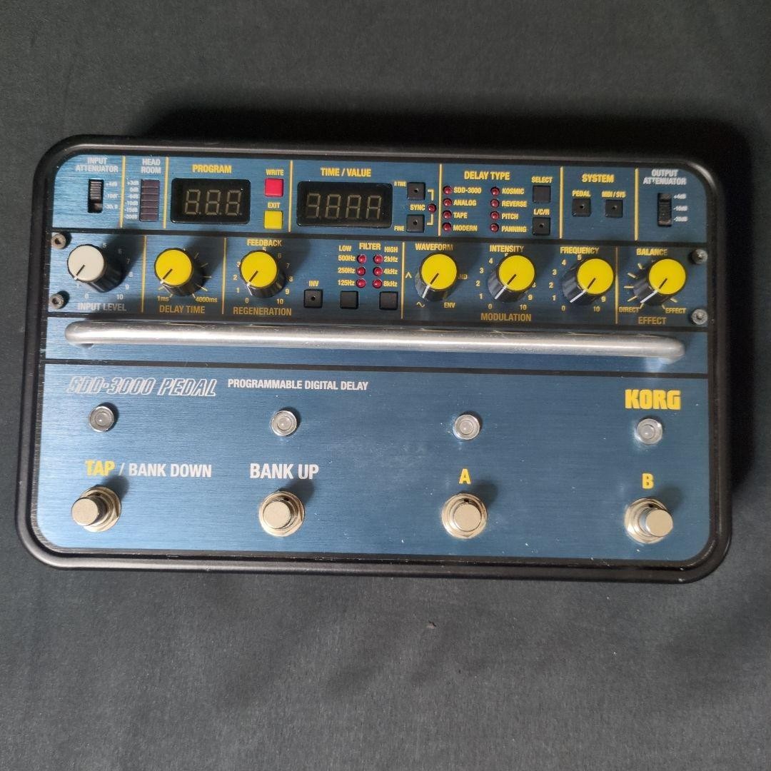 KORG SDD-3000 PEDAL Programmable Digital Delay Used